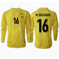 Camiseta Francia Mike Maignan #16 Portero Primera Equipación Replica Eurocopa 2024 mangas largas
